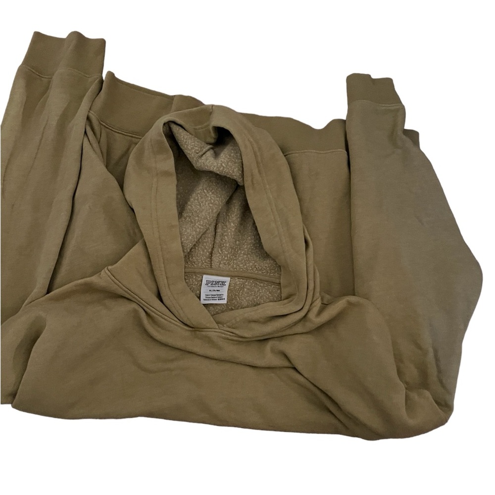 Olive color size medium Pink sweatshirt